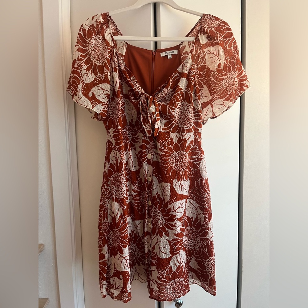 Madewell Floral Summer Mini Dress